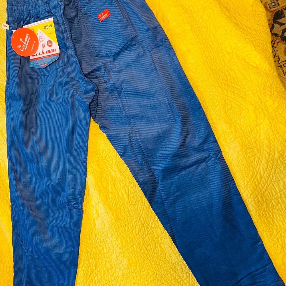 Lick Man Royal Blue Corduroy Men's Pants XL
